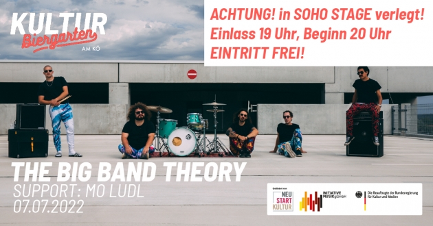 Do. 07.07.22 Live: THE BIG BAND THEORY x MO LUDL